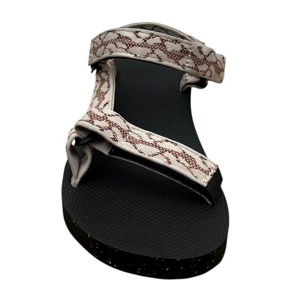 Teva Men's Universal Reloop Sport Adjustable Sandal Size 11 Natural Black Beige